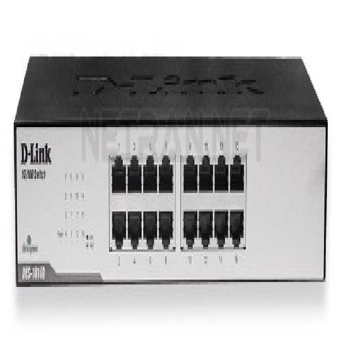 سوییچ 16 پورت غیر مدیریتی و دسکتاپ دی-لینک مدل DES-1016D (استوک)