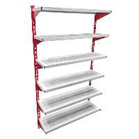 قفسه اداری مدل سوپرمارکتی طرح 6 طبقه کد NS8040P250M