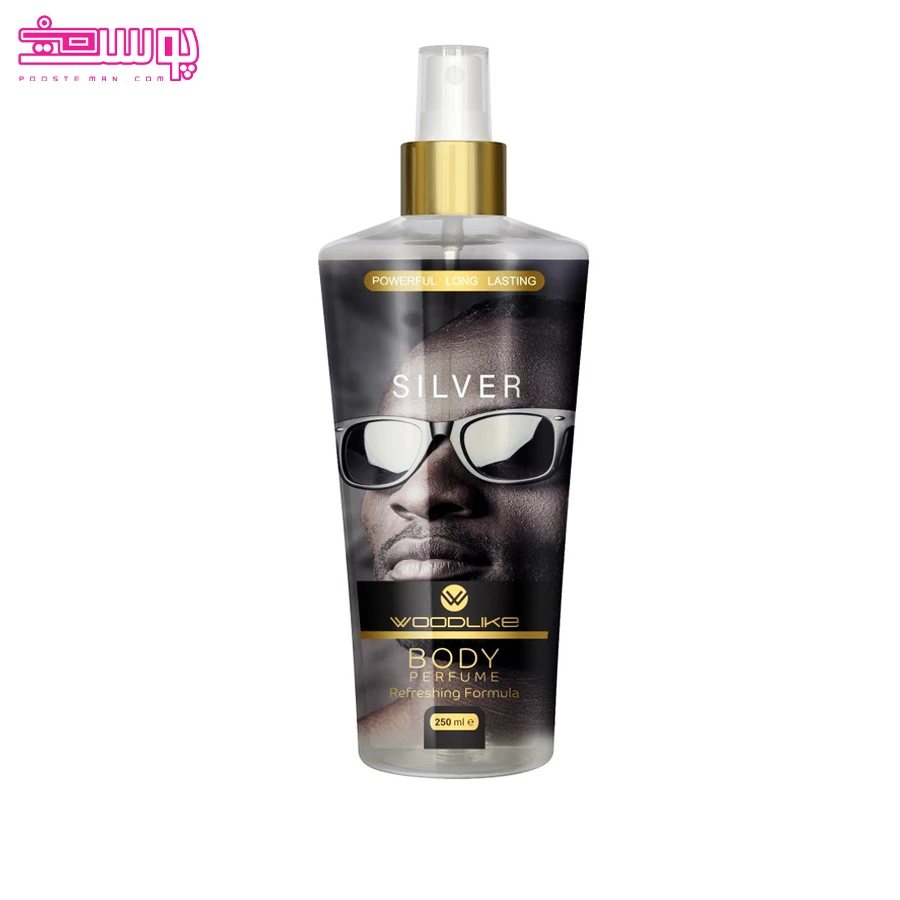 بادی اسپلش مردانه سیلور وودلایک حجم 250ml