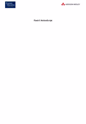 خرید و دانلود نسخه کامل کتاب Flash 5 ActionScript : professionelle Praxislösungen für Programmierer und Webdesigner