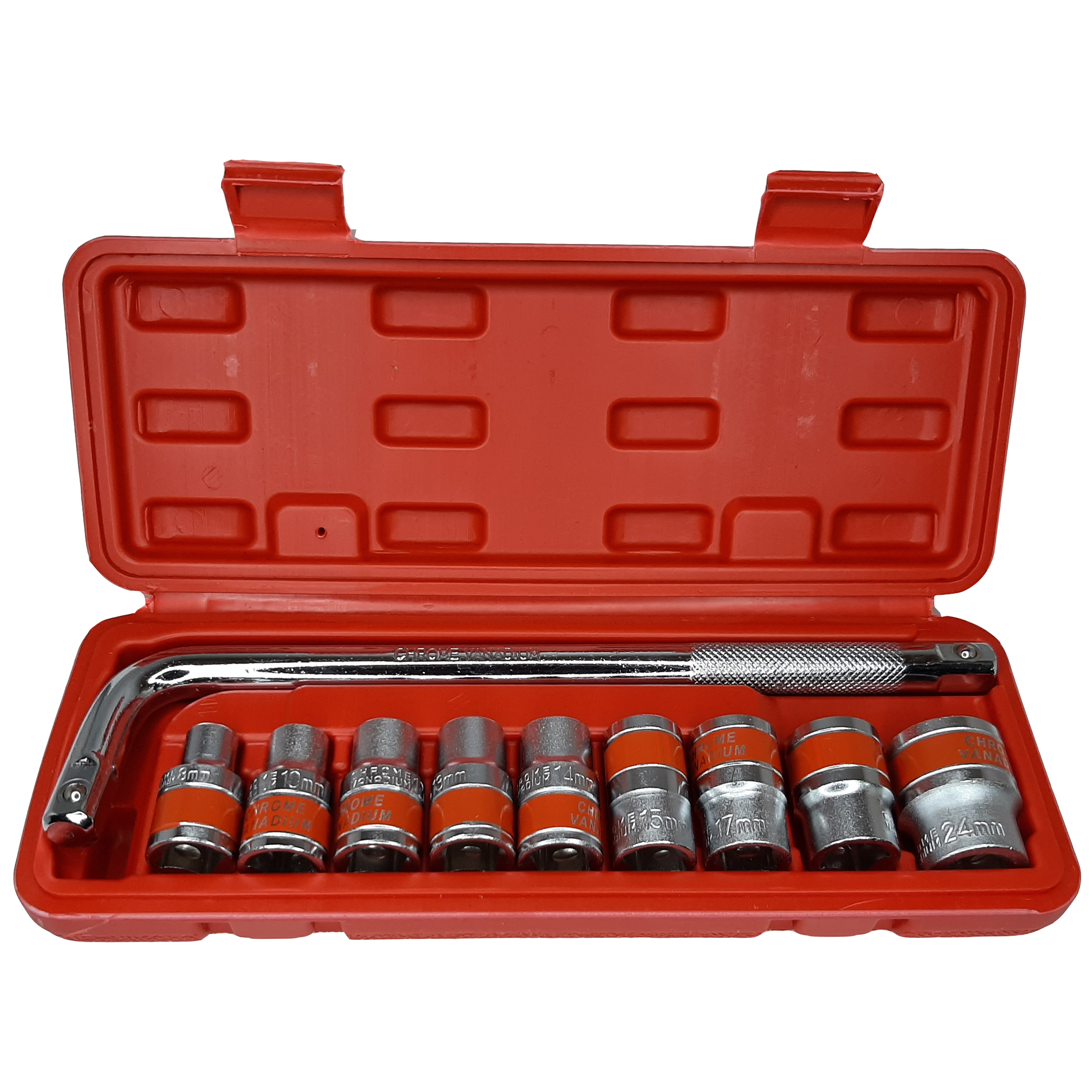 آچار بکس فیدورا مدل AM-7750 مجموعه 10 عددی