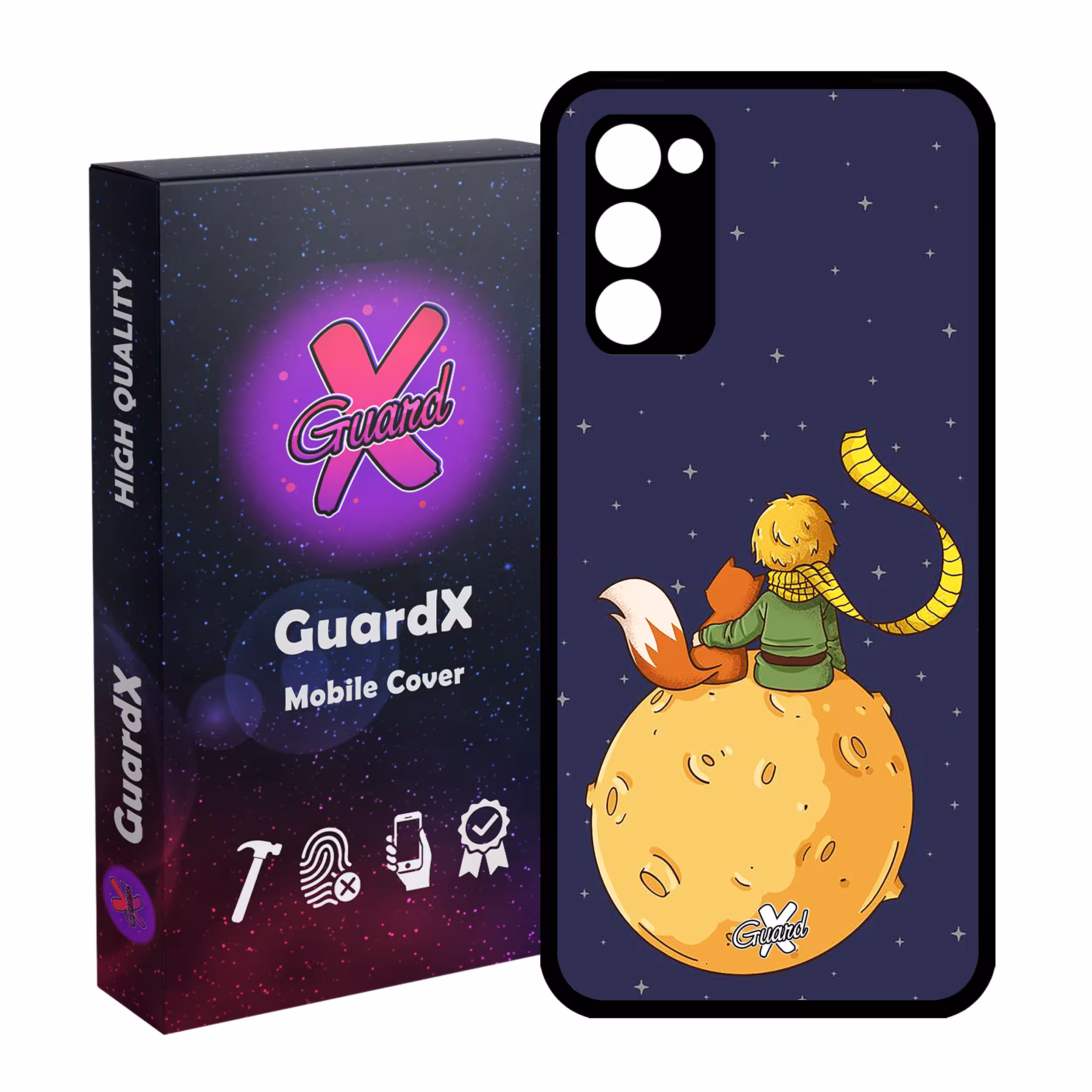 کاور گارد ایکس طرح Little Prince مدل Glass10003 مناسب برای گوشی موبایل سامسونگ Galaxy S20 FE