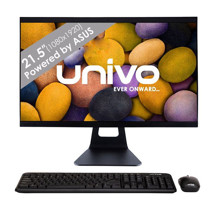کامپیوتر All In One یونیوو 21.5 اینچی مدل UA2225-XS پردازنده Core i3 8100 رم 4GB حافظه 1TB گرافیک Intel