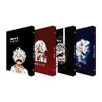 دفتر کلاسوری 100 برگ پدیده نقش مدل انیمه طرح 5 Gear 5 luffy بسته 4 عددی