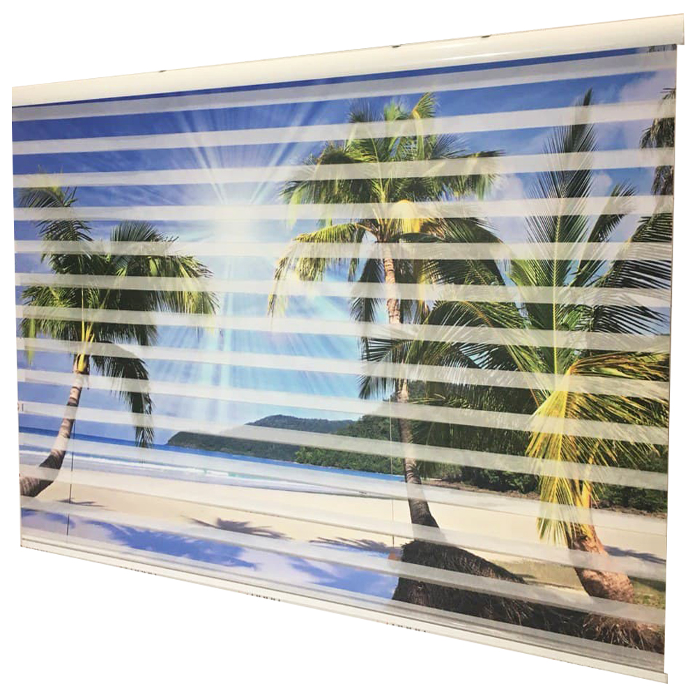 پرده زبرا مدل TD-49 سایز 135x150 سانتی متر