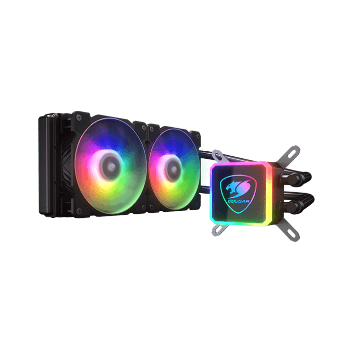 قیمت و خرید خنک کننده پردازنده کوگار مشکی مدل COUGAR AQUA 240 ARGB
