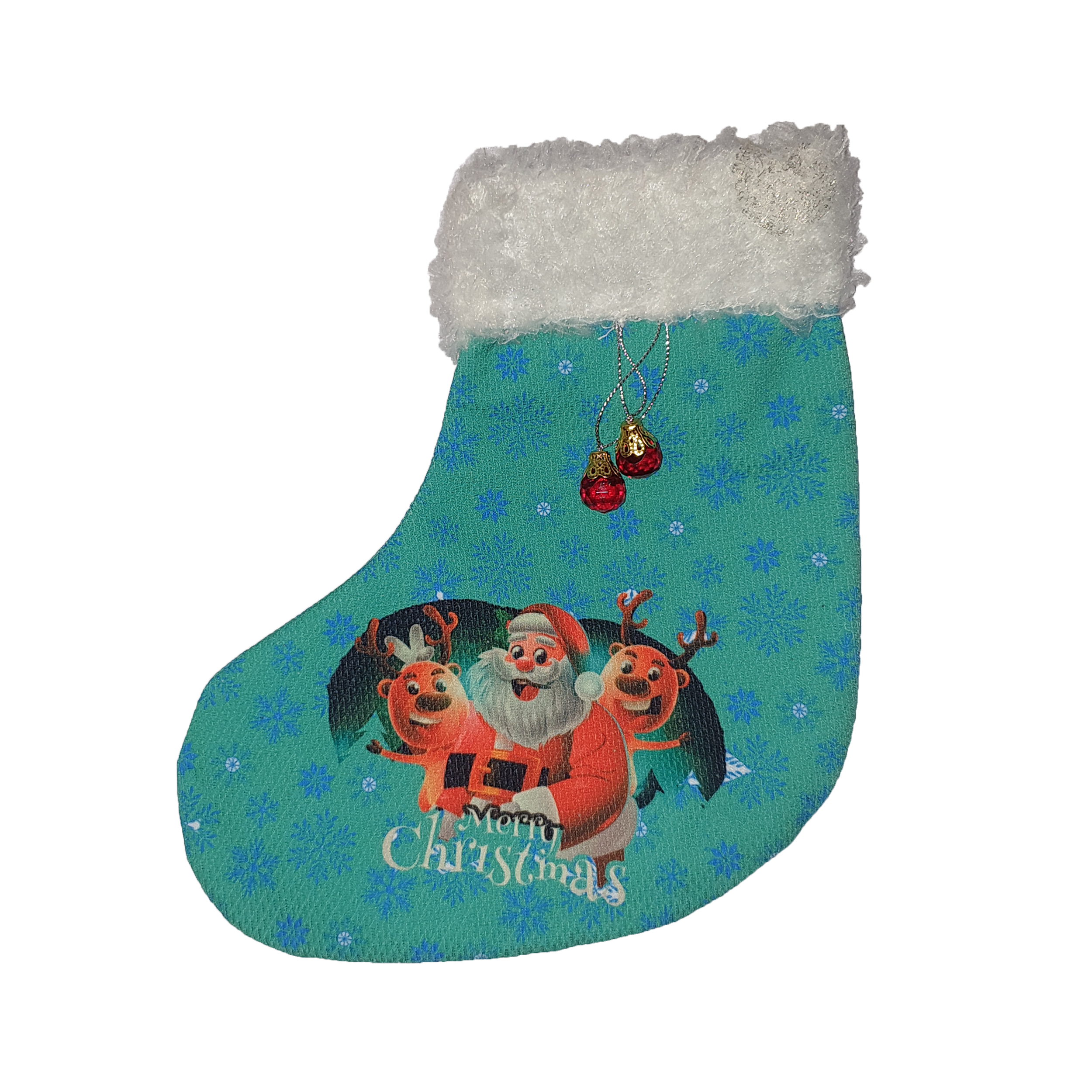 کیسه هدیه مدل جوراب کریسمس کد 01