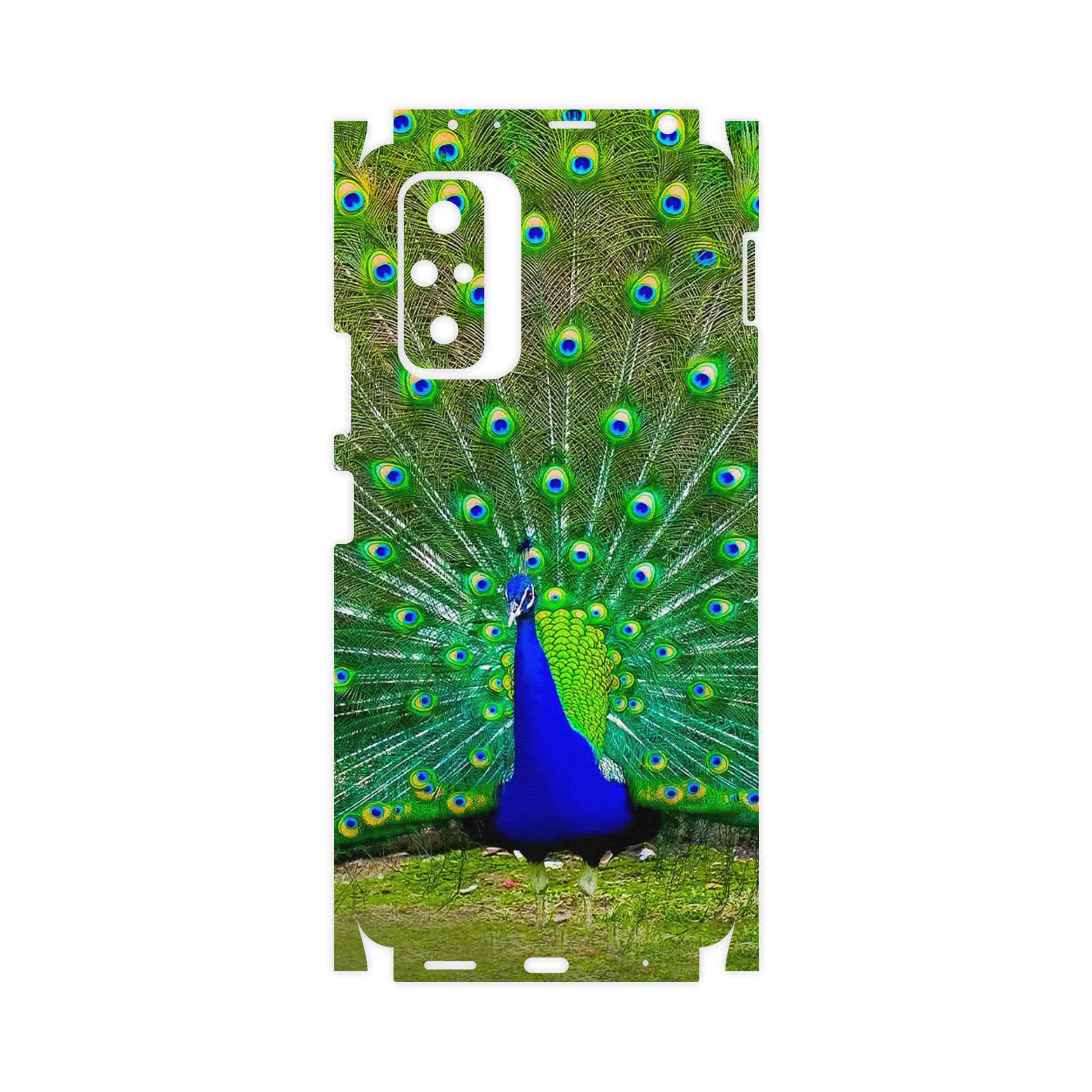 برچسب پوششی ماهوت مدل Peacock-FullSkin مناسب برای گوشی موبایل شیائومی Redmi Note 10 Pro Max