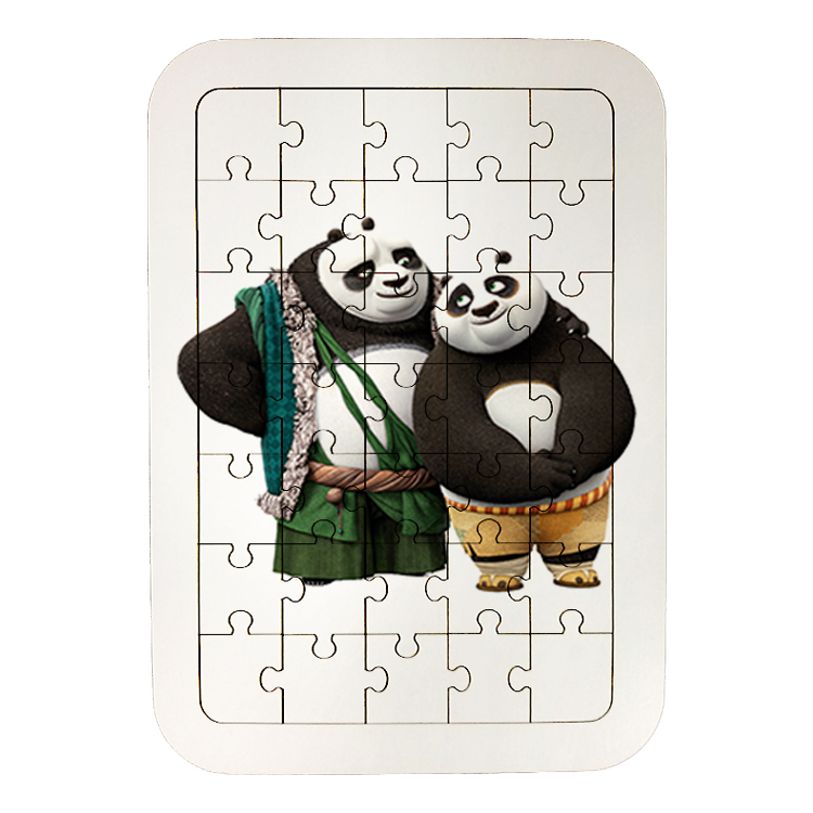 پازل 35 تکه مدل پاندا مونگ فو کار کد 60