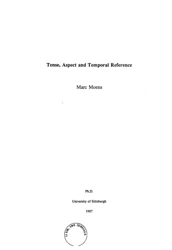خرید و دانلود نسخه کامل کتاب Tense, Aspect and Temporal Reference [PhD thesis]