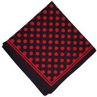 دستمال سر و گردن مدل خال خالی ب Rokh126 