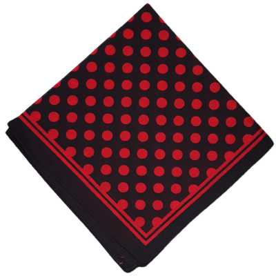 دستمال سر و گردن مدل خال خالی ب Rokh126 