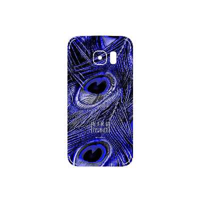 برچسب پوششی ماهوت مدل Purple Feather مناسب برای گوشی موبایل سامسونگ Galaxy S7