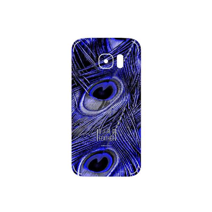 برچسب پوششی ماهوت مدل Purple Feather مناسب برای گوشی موبایل سامسونگ Galaxy S7