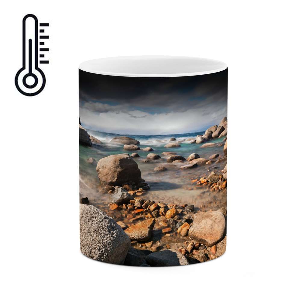 ماگ حرارتی طرح منظره رویایی و زیبا  مدل mgph14665