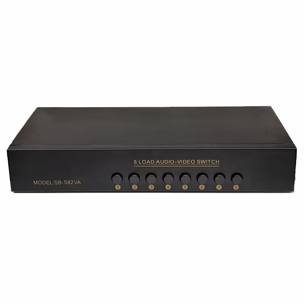 سوئیچ 8 تایی صوت و تصویر کامپوزیت RCA مدل SB-S82VA