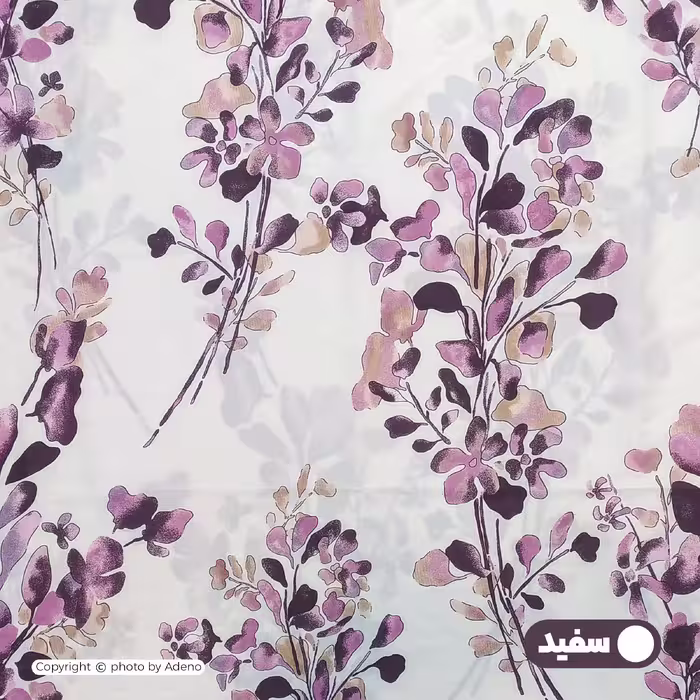 ملحفه آدنو مدل کمند کد IR116 دونفره سایز 160x200 سانتی متر