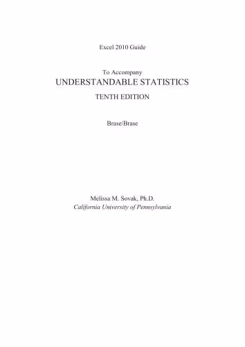 خرید و دانلود نسخه کامل کتاب Excel 2010 Guide To Accompany Understandable Statistics