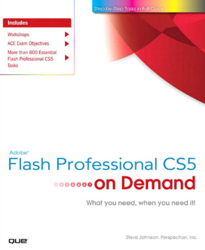 خرید و دانلود نسخه کامل کتاب Adobe Flash Professional CS5 on Demand