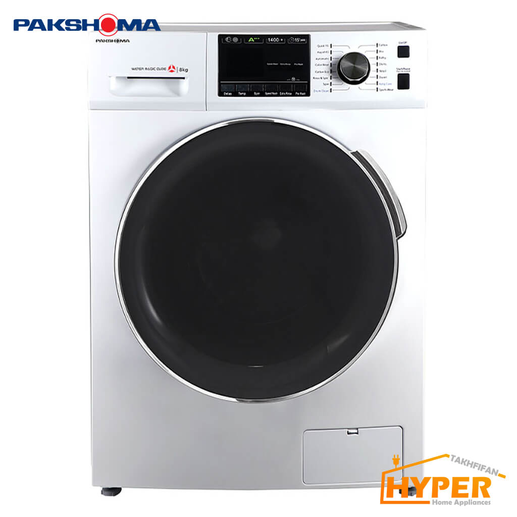 ماشین لباسشویی پاکشوما TFB-76404 WT سفید 7 کیلویی
