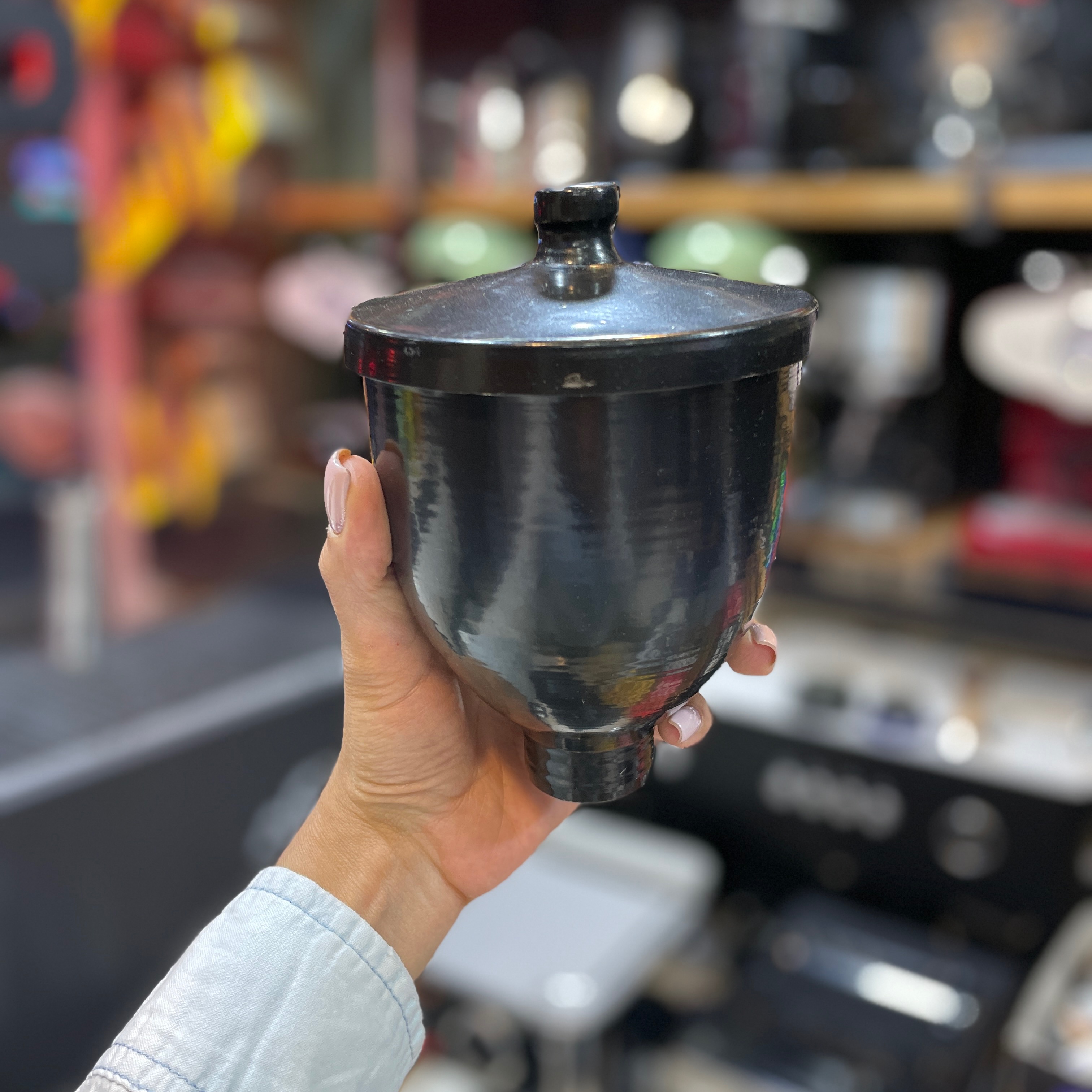 مخزن آسیاب قهوه N600  یا هاپر فلزی یا هوپر فلزی