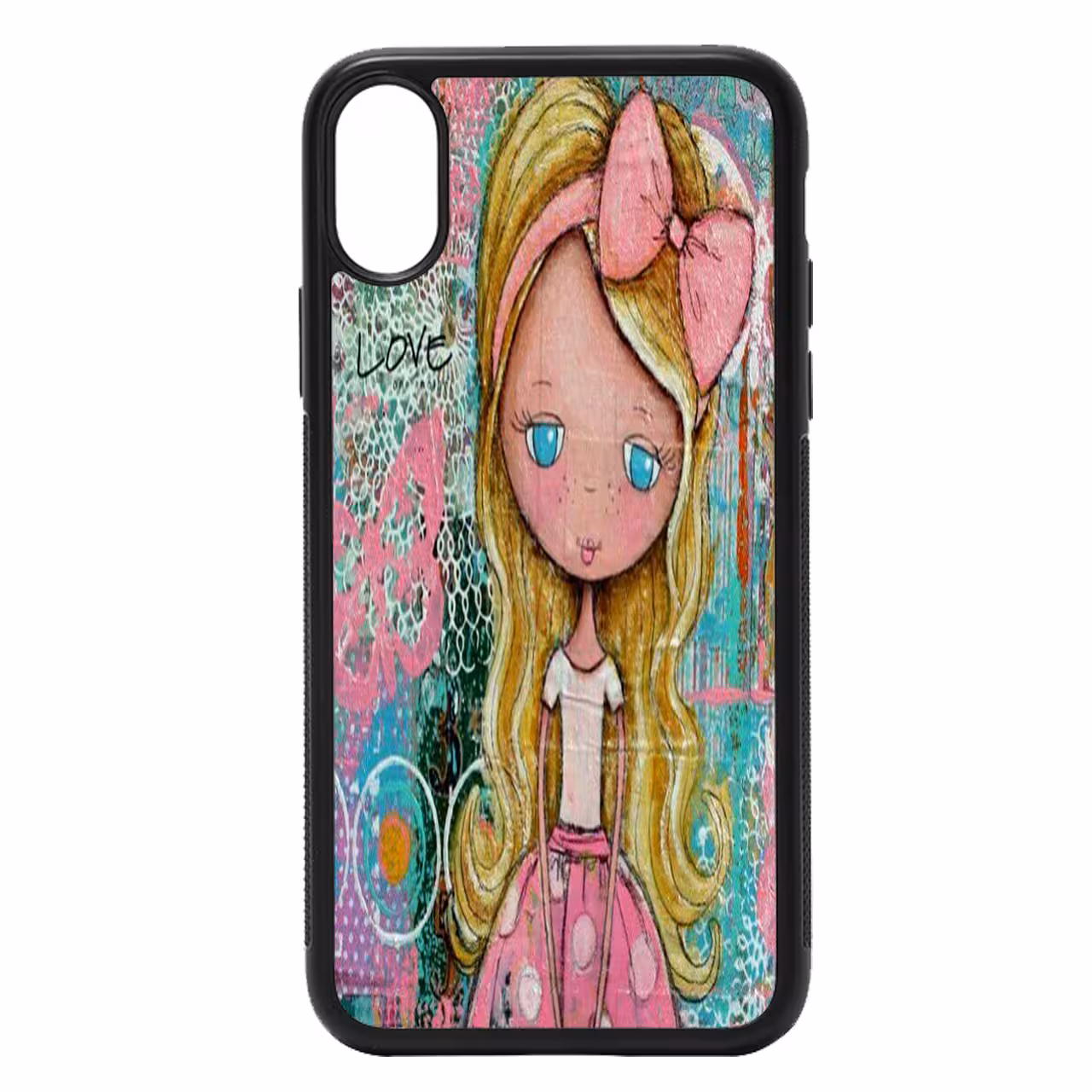 کاور طرح دخترانه کد 7402 مناسب برای گوشی موبایل اپل iphone xs max