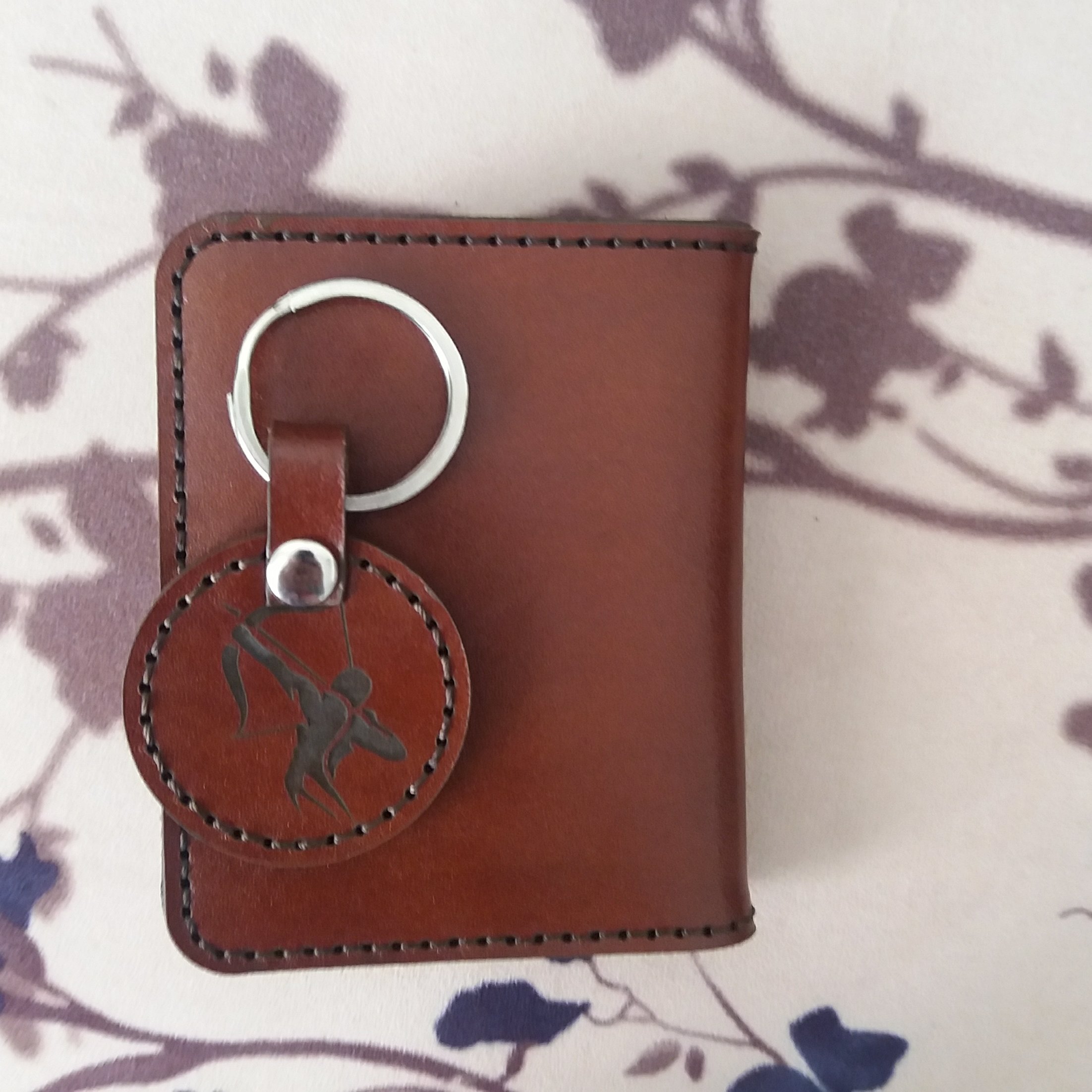 کیف جیبی مردانه باچرم طبیعی گاوی