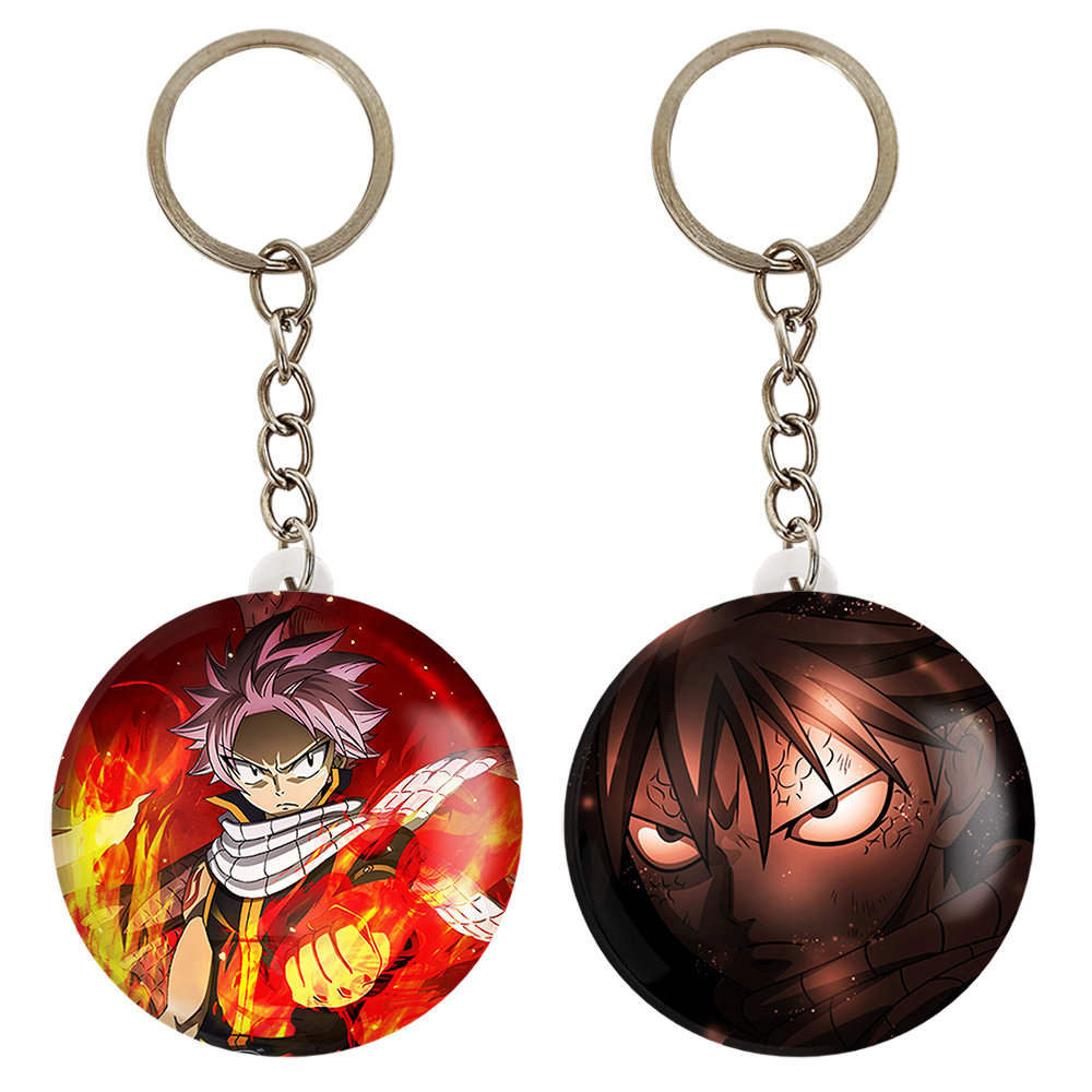 جاکلیدی خندالو مدل ناتسو انیمه فری تیل مدل کد 1646716465 مجموعه 2 عددی