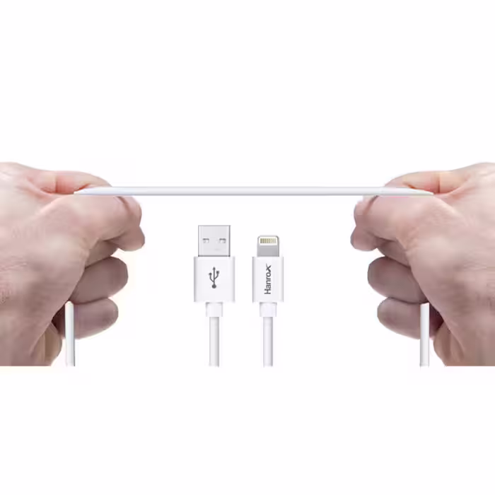 کابل تبدیل USB به لایتنینگ هانروکس مدل C61 طول 1 متر