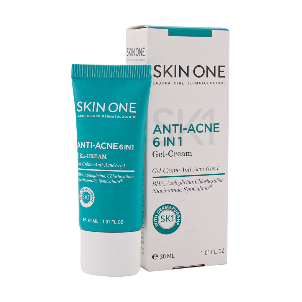 اسکین وان ژل کرم ضد جوش 6 در 1 حجم 30 میل SKIN ONE