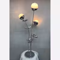 آباژور شعله ای ارکید نقره ای