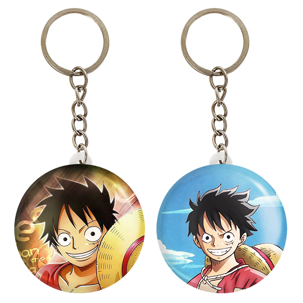 جاکلیدی خندالو مدل لوفی انیمه وان پیس One Piece کد 1053110532 مجموعه 2 عددی