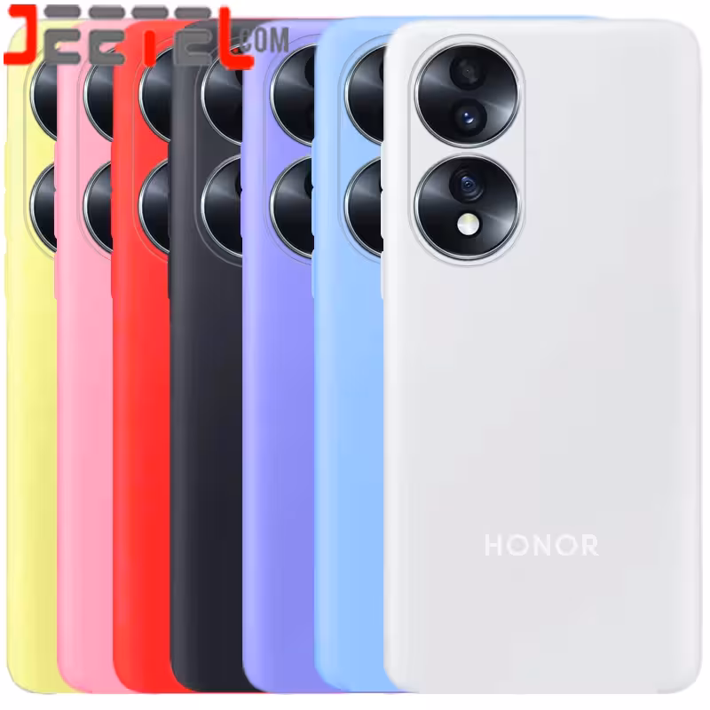 کاور سیلیکونی تک رنگ اورجینال هانر Honor 70 مدل (بدون محافظ لنز)