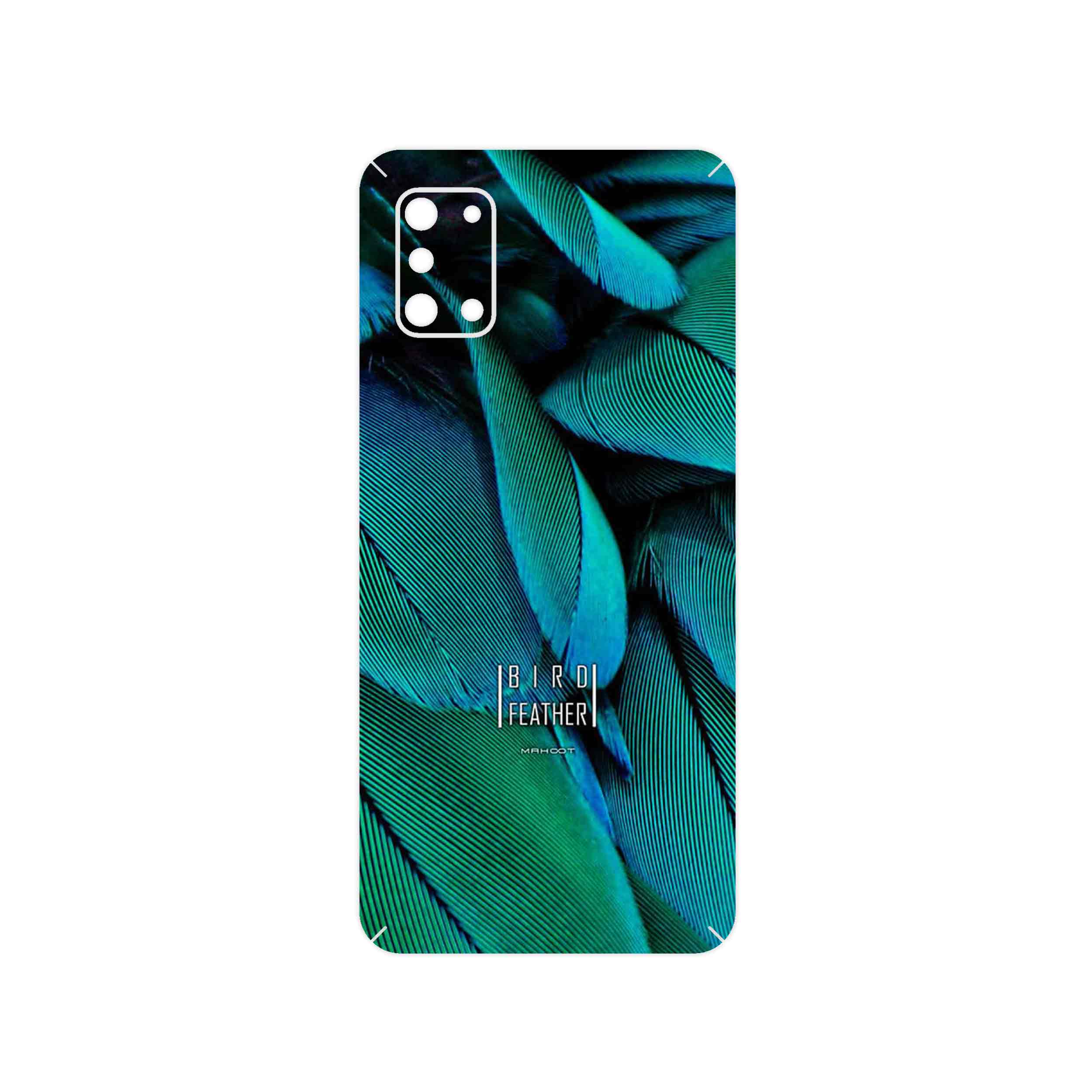 برچسب پوششی ماهوت مدل Green Feather مناسب برای گوشی موبایل سامسونگ Galaxy A31