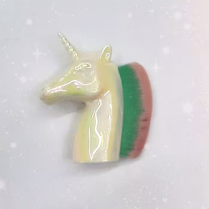 برس ناخن مدل یونیکورن کد Green01