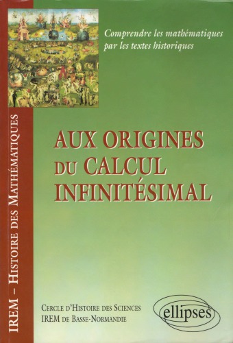 خرید و دانلود نسخه کامل کتاب Aux origines du calcul infinitésimal