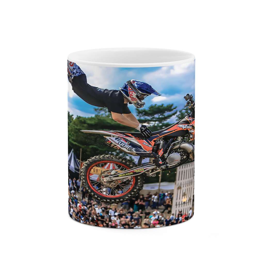 ماگ طرح موتورسوار مدل mgs10070