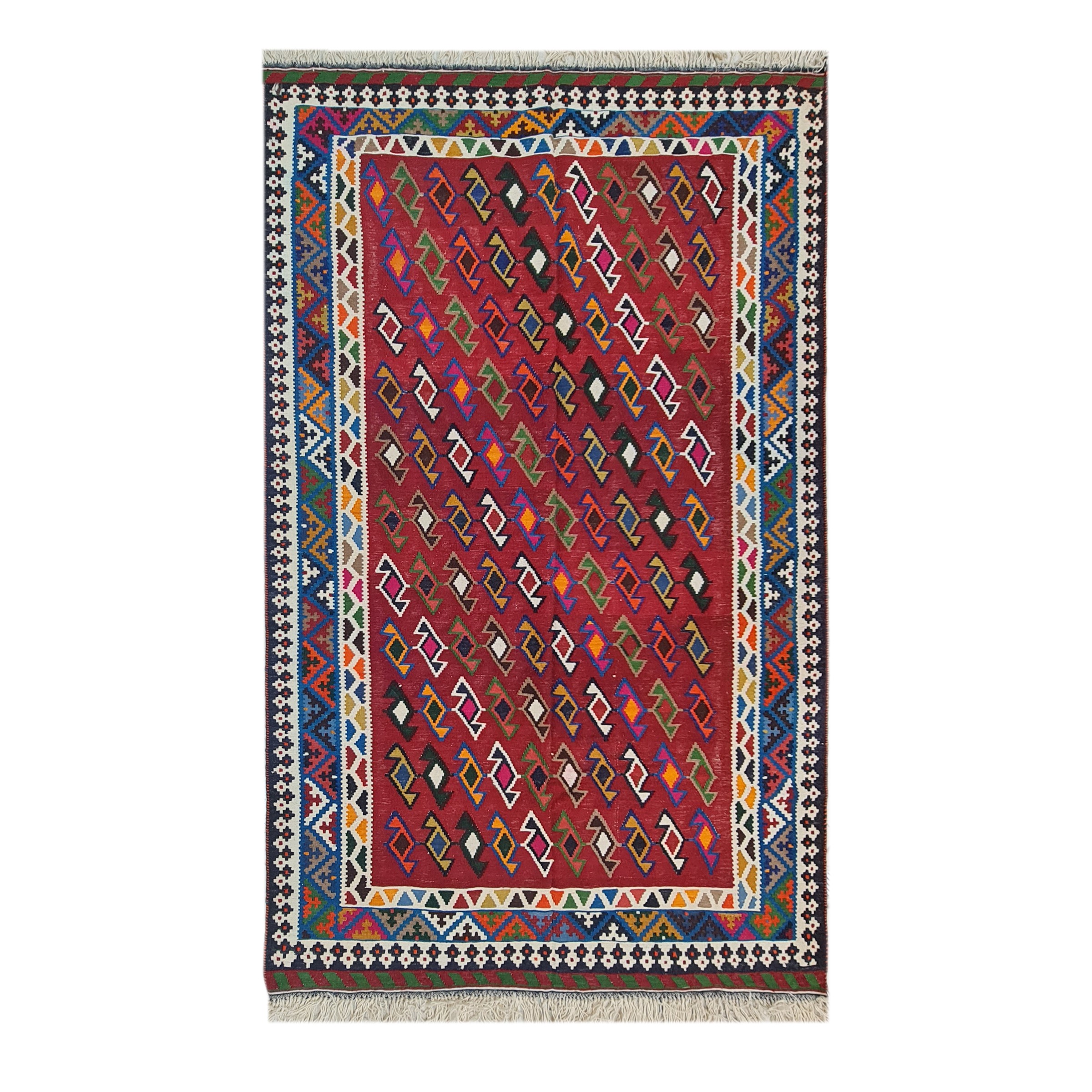 گلیم دستبافت سه و نیم متری کد 1827