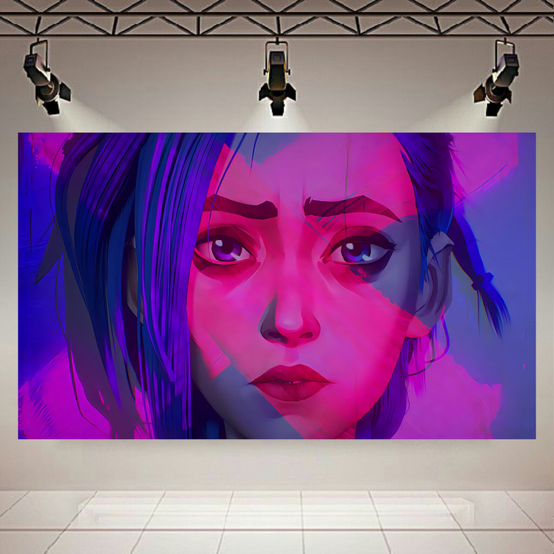 تابلو شاسی طرح گیم مدل League of Legends کد AR2080 | دنیای قاب