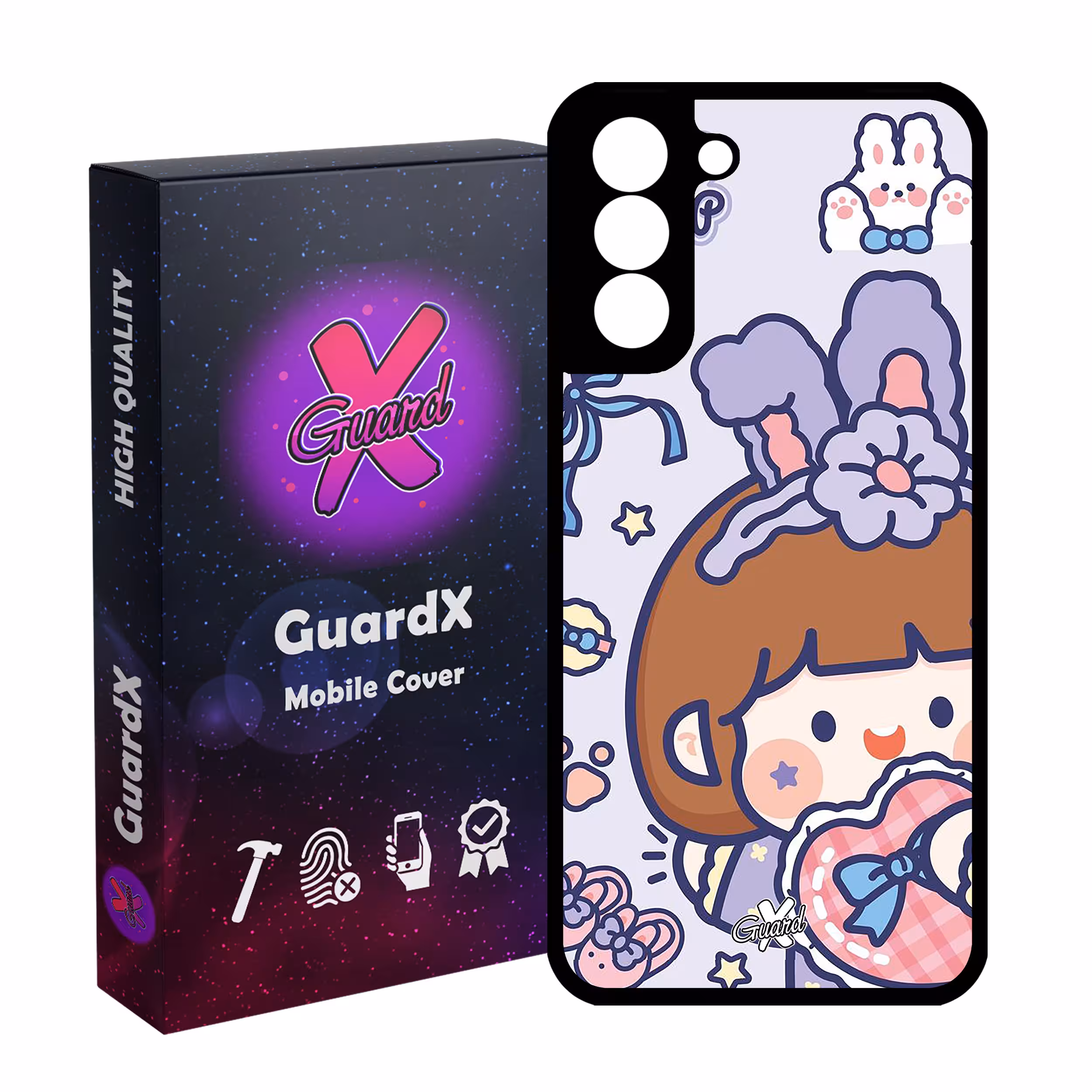کاور گارد ایکس طرح Roro Jump مدل Glass10443 مناسب برای گوشی موبایل سامسونگ Galaxy S21 FE