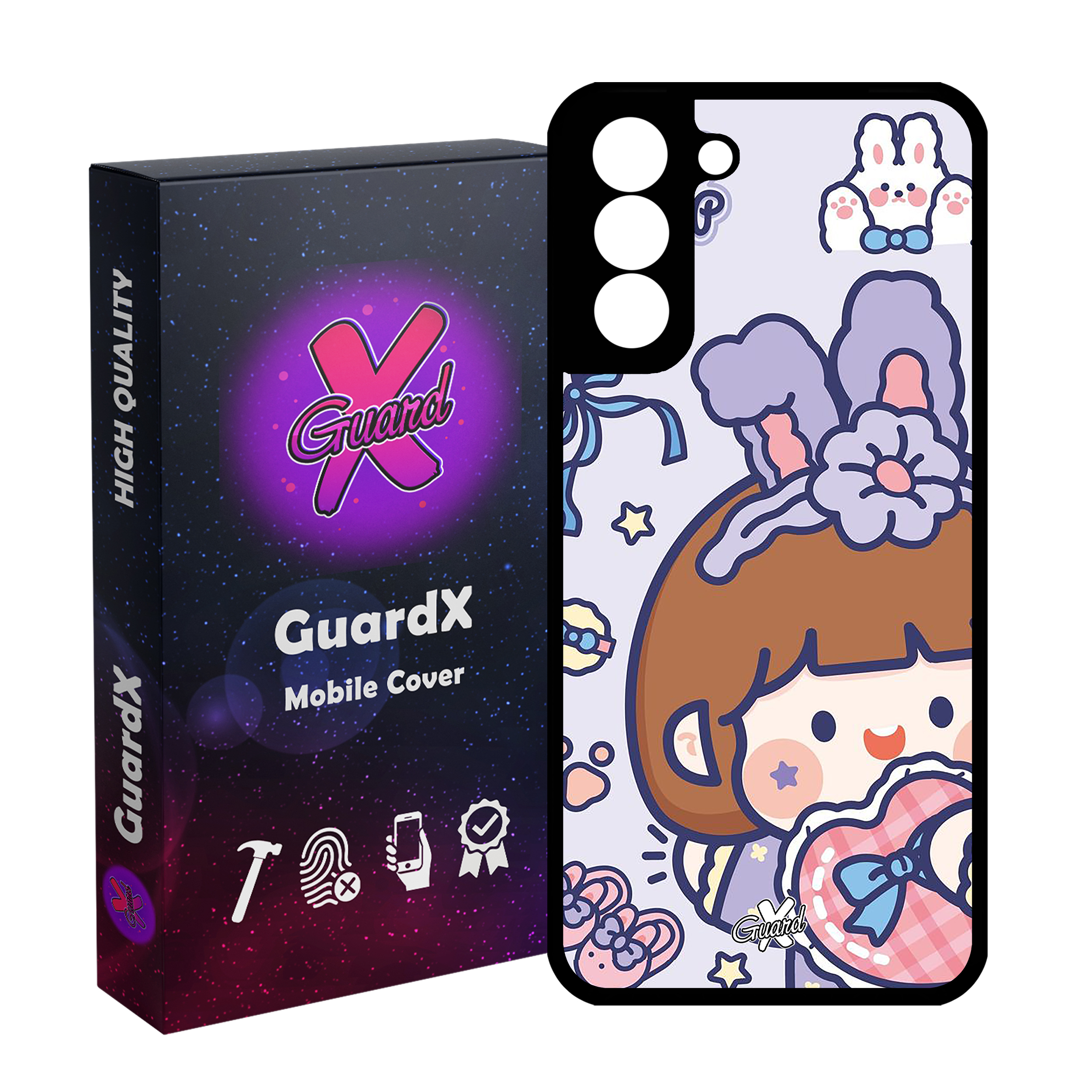 کاور گارد ایکس طرح Roro Jump مدل Glass10443 مناسب برای گوشی موبایل سامسونگ Galaxy S21 FE