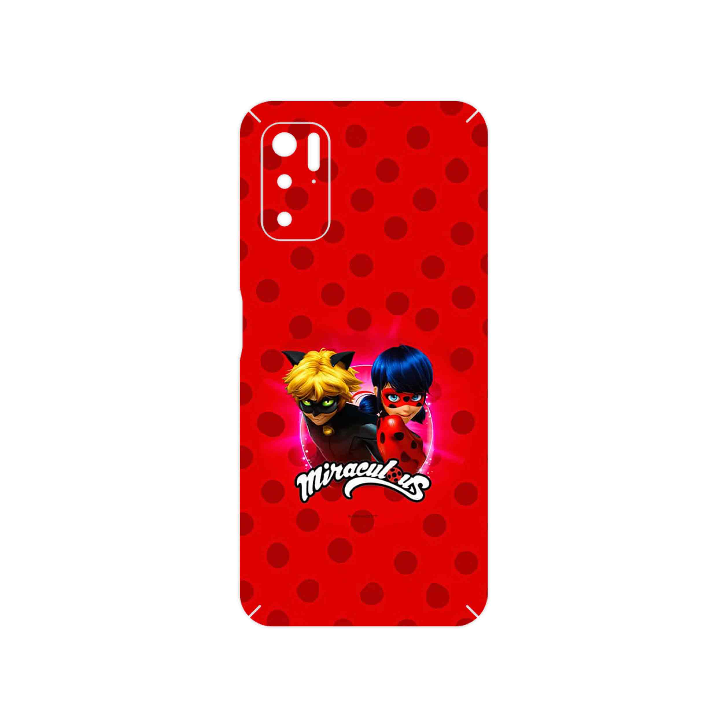 برچسب پوششی ماهوت مدل Ladybug and Cat Noir مناسب برای گوشی موبایل شیائومی Poco M3 Pro 5G