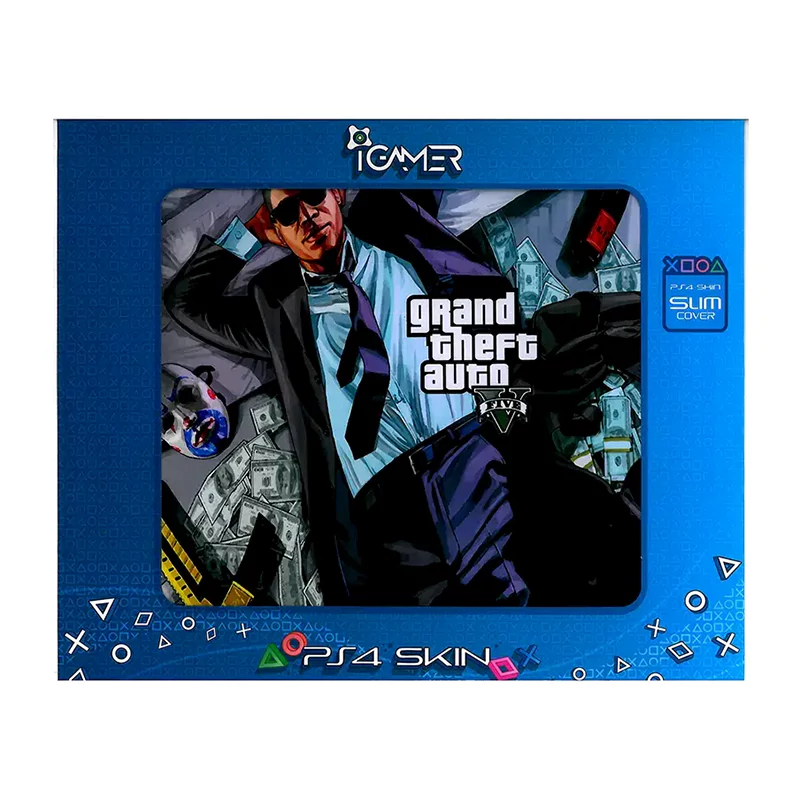 اسکین پلی استیشن 4 اسلیم طرح GTA وی