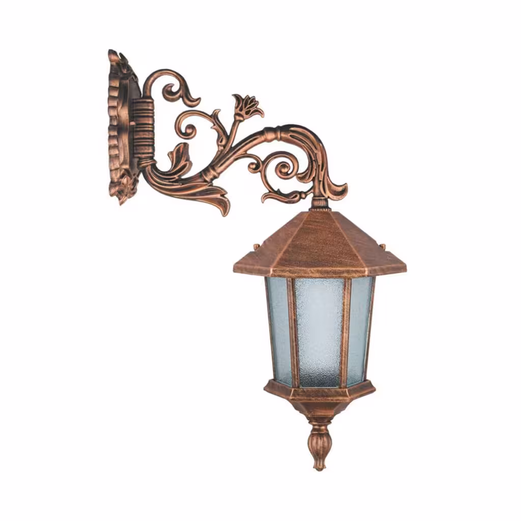 چراغ دیواری حیاطی و پارکی تکشیدفام مدل ویکتوریا کد 7504-15