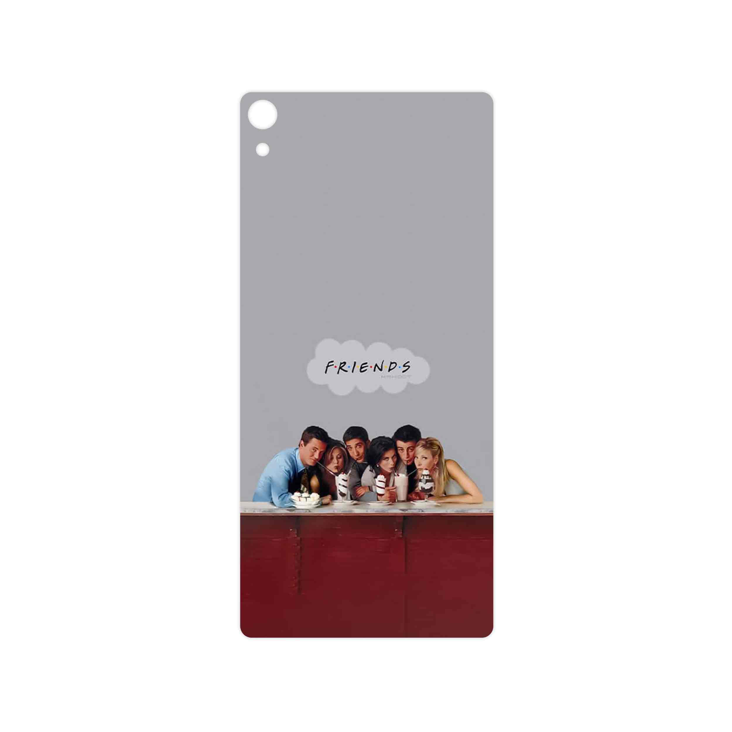 برچسب پوششی ماهوت مدل Friends 1 مناسب برای گوشی موبایل سونی Xperia XA Ultra