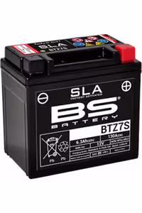 لوازم یدکی موتورسیکلت SLA خشک BTZ7S 12V6AH 2010 2017 HONDA PCX150 BS