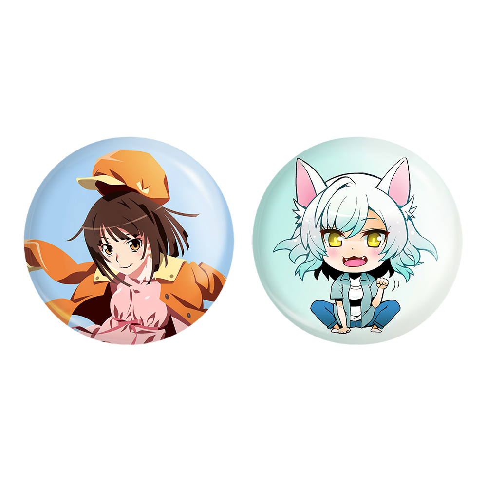 پیکسل خندالو مدل یوتسوگی و نادکو سنگوکو انیمه مونوگاتاری کد 1619916201 مجموعه 2 عددی