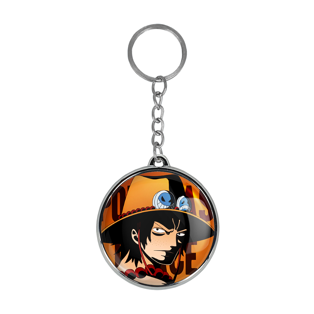 جاکلیدی خندالو طرح زورو و پورتگاس انیمه وان پیس مدل دوطرفه کد 1727217269