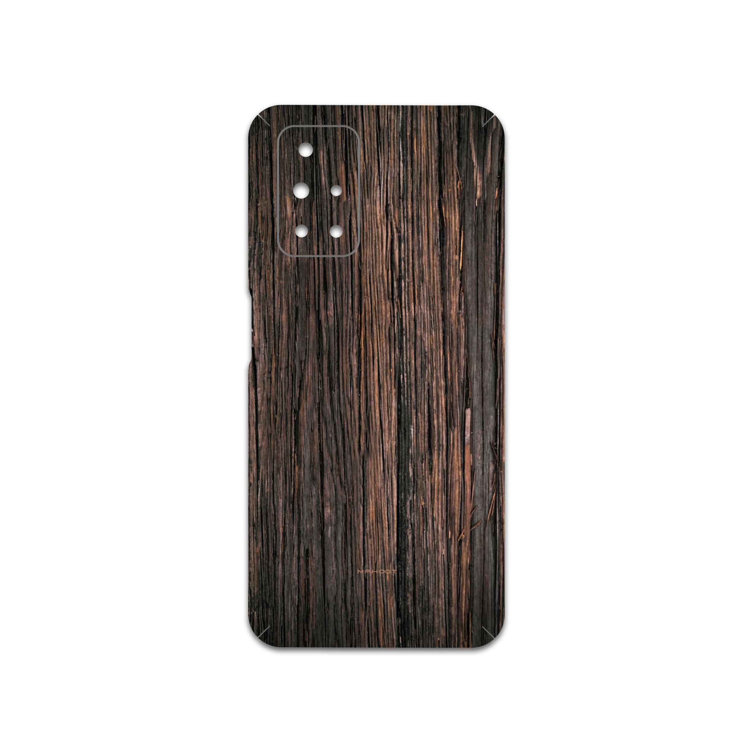 برچسب پوششی ماهوت مدل Burned-Wood مناسب برای گوشی موبایل شیائومی Redmi 10 Prime