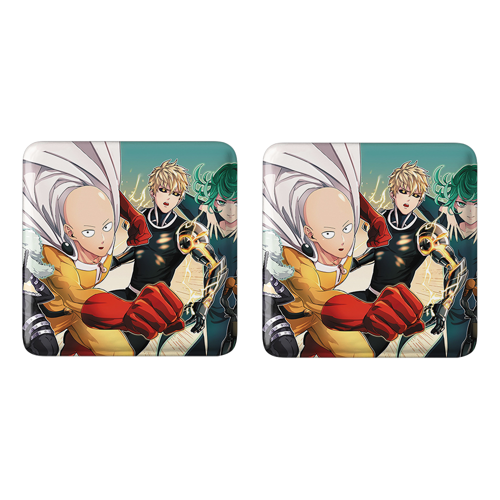 پیکسل خندالو مدل انیمه مرد تک مشتی One Punch Man کد 10526 به همراه مگنت